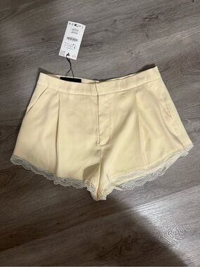 New Zara satin shorts